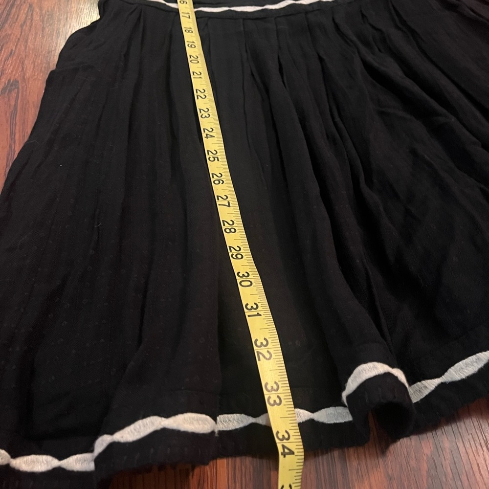 NWOT Free People black, and white embroidered dress - Picture 11 of 12